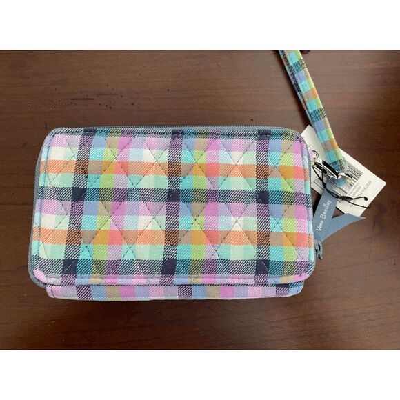 NWT Vera Bradley RFID 3 in 1 plaid crossbody/wallet - Picture 6 of 10